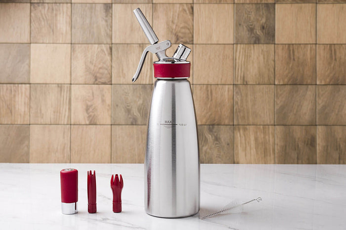 Siphon Isi Gourmet Whip pour préparations chaudes et froides - 1L