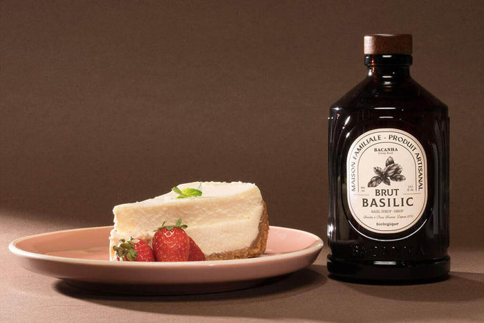 Sirop de basilic brut artisanal Bacanha certifié biologique 40cl