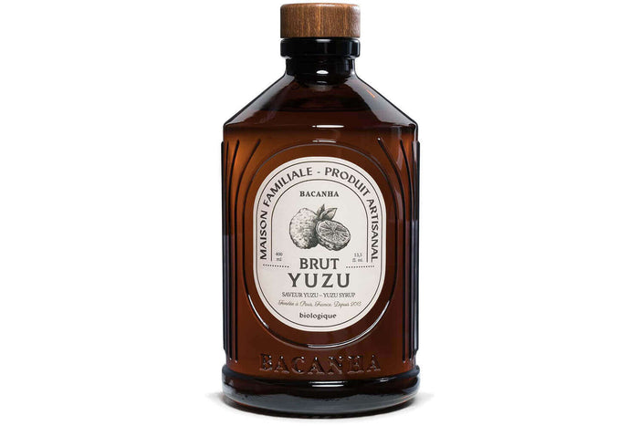 Sirop de yuzu brut artisanal Bacanha certifié biologique 40cl