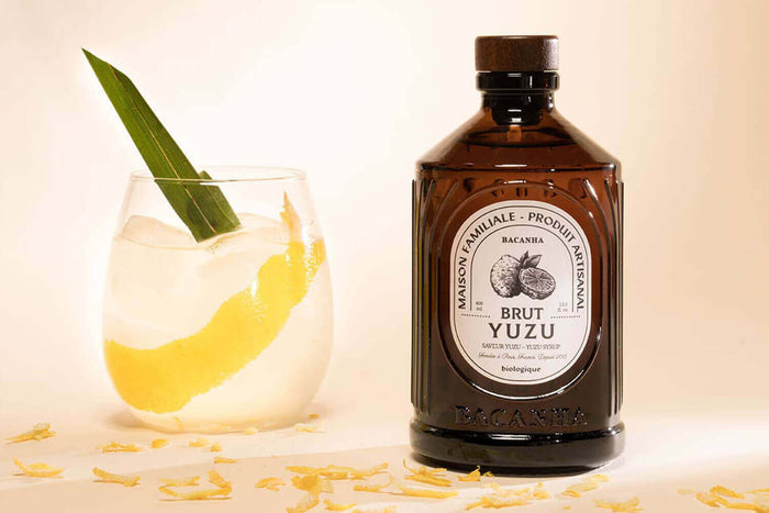 Sirop de yuzu brut artisanal Bacanha certifié biologique 40cl