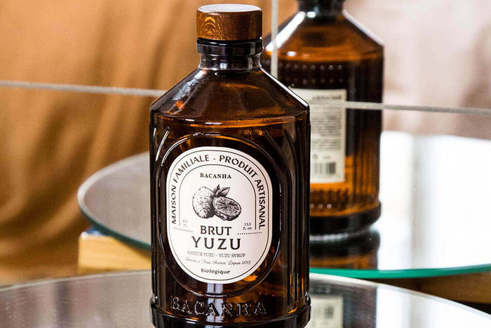 Sirop de yuzu brut artisanal Bacanha certifié biologique 40cl