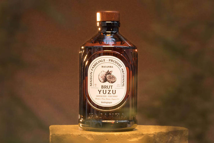 Sirop de yuzu brut artisanal Bacanha certifié biologique 40cl