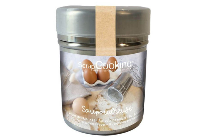 Soupoudreuse maille fine Scrapcooking en acier inoxydable
