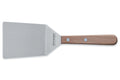 Spatule coudée large Triangle manche en bois de cerisier