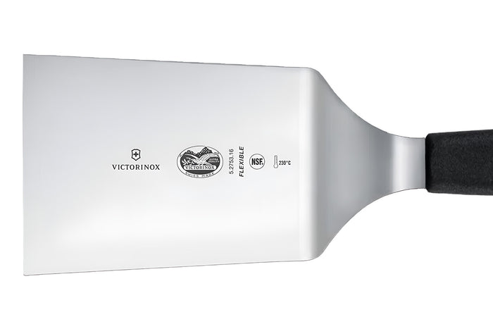 Spatule coudée pour gril Victorinox manche noir 12cm