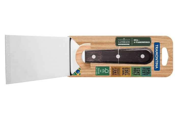 Spatule coudée Tramontina Technobois en inox 27cm