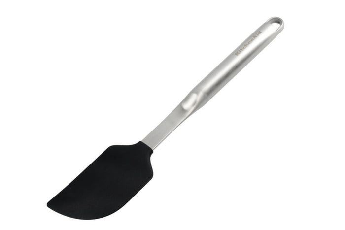 Spatule grattoir Kitchen Aid en silicone et manche en acier inoxydable
