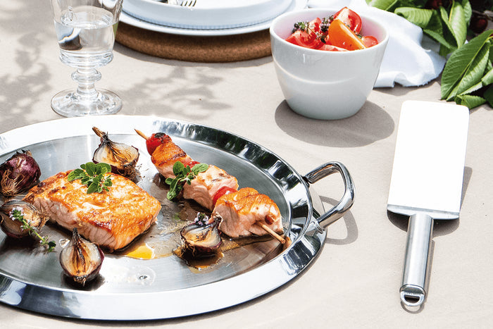 Spatule plancha Cristel POC en acier inoxydable