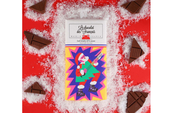 Tablette de chocolat au lait 41% bio Le Chocolat des français - 80g