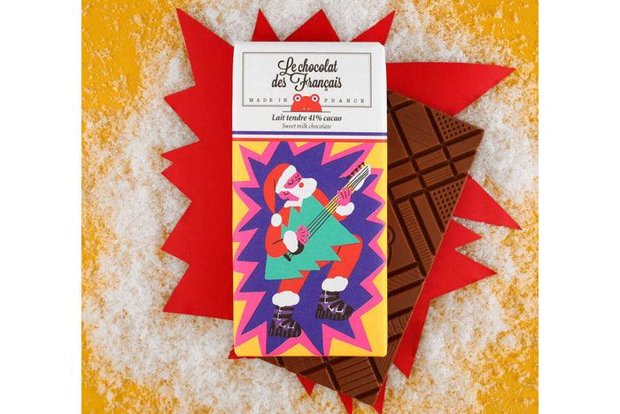 Tablette de chocolat au lait 41% bio Le Chocolat des français - 80g