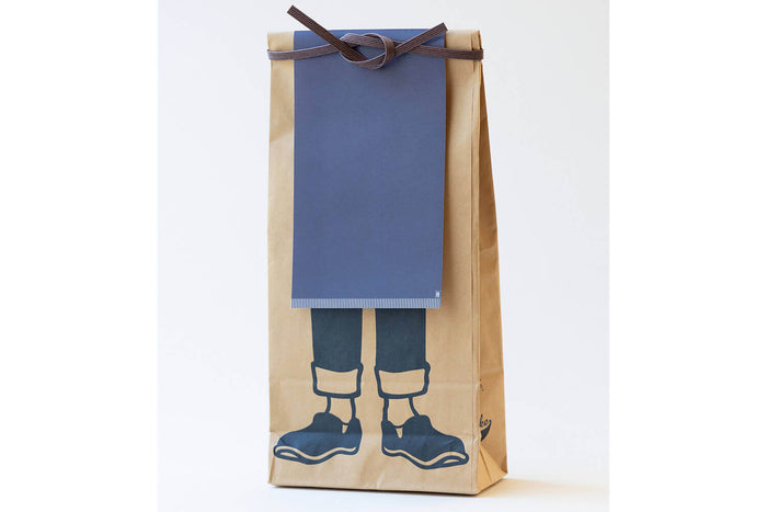 Tablier de cuisine japonais Anything Maekake bleu marine