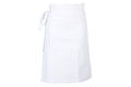 Tablier de cuisine mixte demi-chef Robur Phoenix blanc 100% coton