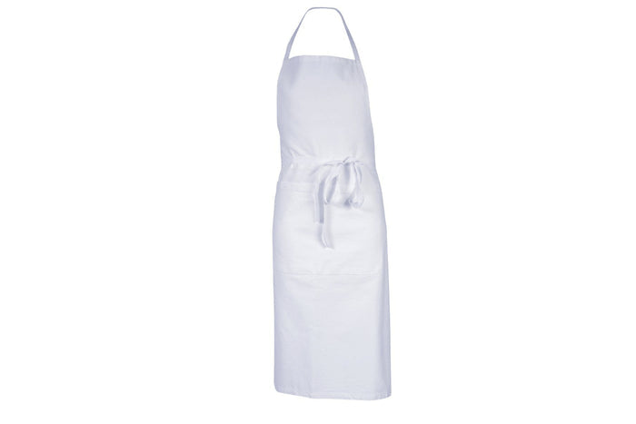 Tablier de cuisine mixte Robur Pise blanc 100% coton