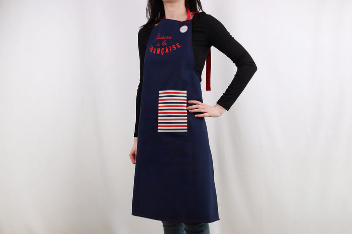 Tablier de cuisine Tissage de l'Ouest Marie fabriqué en France - Cuisine à la française
