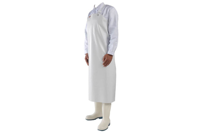 Tablier professionnel Manulatex Yankee 35 90x115cm en vinyle blanc