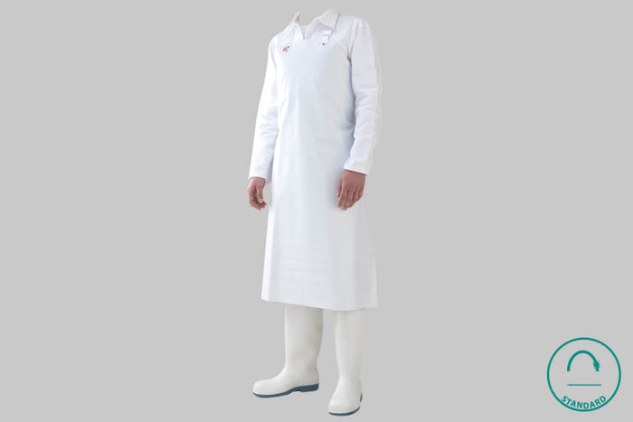 Tablier professionnel Manulatex Yankee 35 90x115cm en vinyle blanc