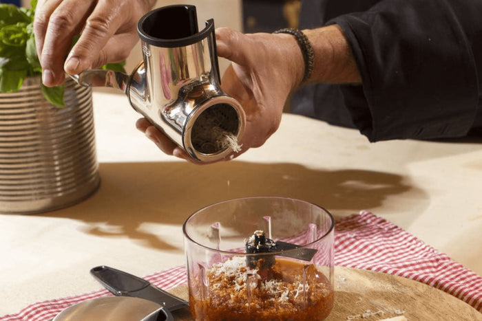 Tambour moyen pour moulin à fromage Rösle en acier inoxydable