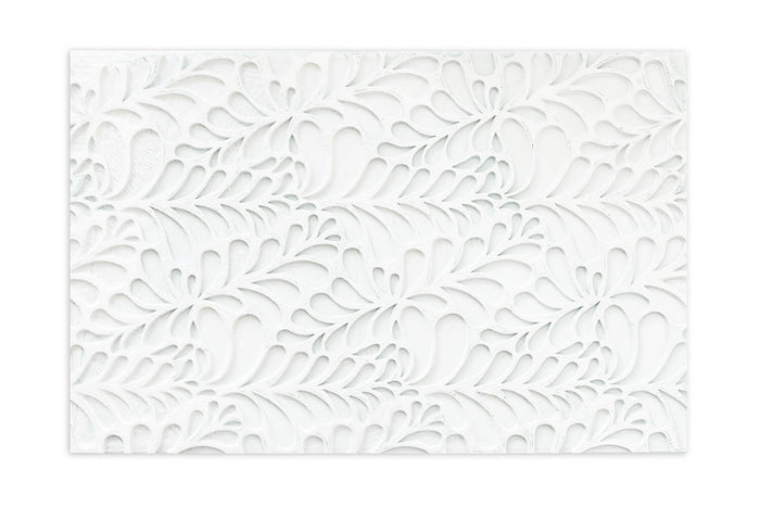 Tapis 3D pour bûche Scrapcooking en silicone motif ondine