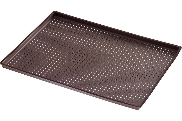 Tapis à pizza Lékué 30x40cm en silicone Platinum marron