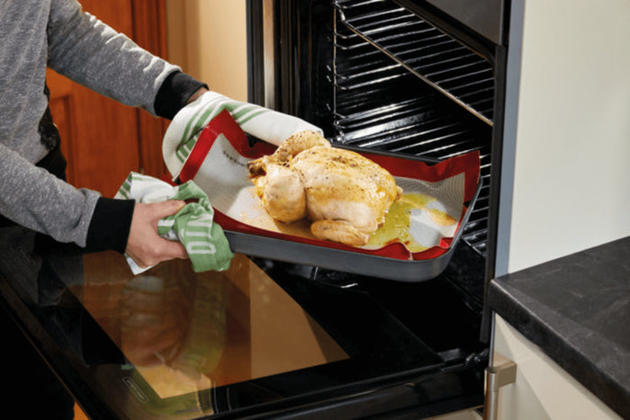 Tapis de cuisson antiadhésif MasterClass en silicone flexible 40x30cm
