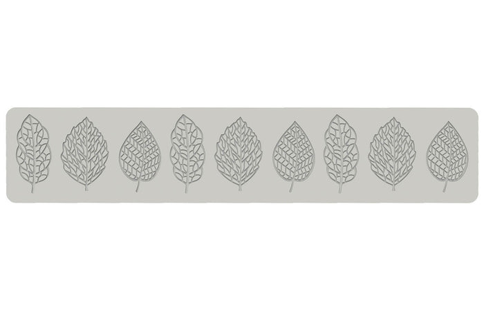Tapis en silicone professionnel Silikomart 3D Jardin 9 feuilles dentelle 60x40mm