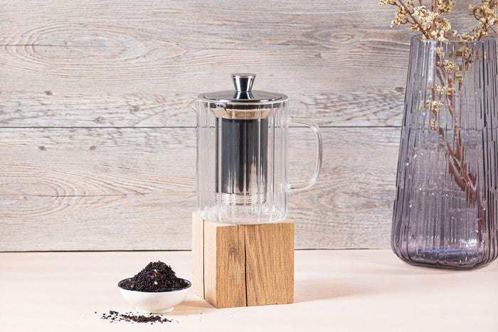 Théière Cristel Breakfast 0,8L en verre borosilicate avec filtre démontable