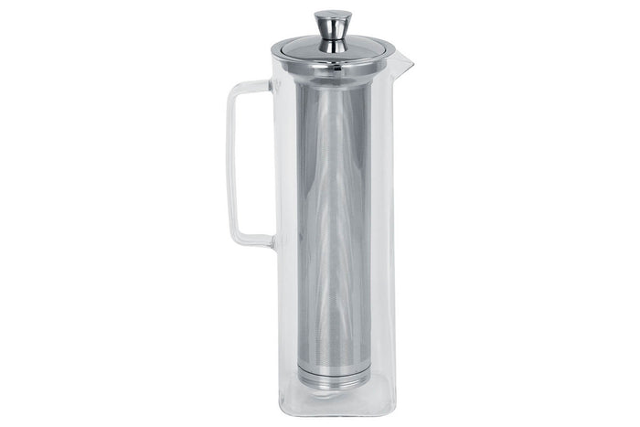 Théière Cristel Long Island 1,5L en verre borosilicate avec filtre démontable
