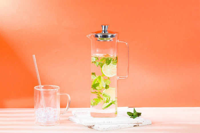 Théière Cristel Long Island 1,5L en verre borosilicate avec filtre démontable