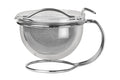 Théière Mono Filio 0,6L en verre borosilicate avec support en inox 18/10