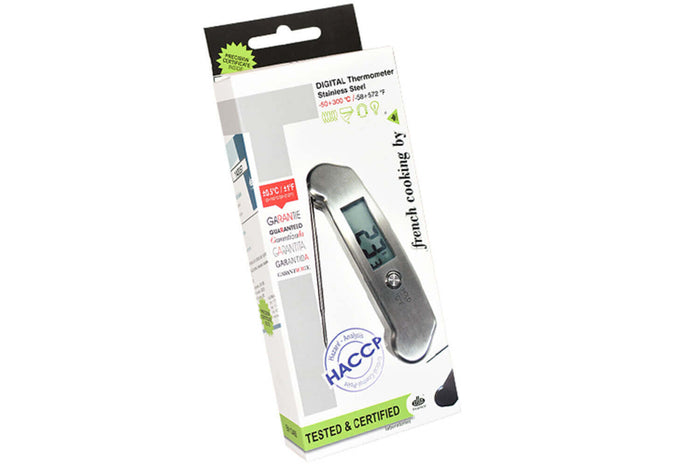 Thermomètre digital -50° +300°C Alla France HACCP avec écran rotatif tout inox