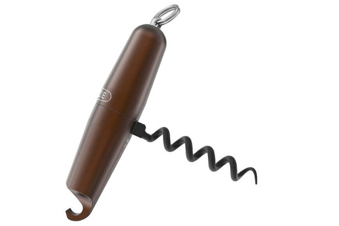 Tire-bouchon aluminium Lance coloris chocolat fabriqué en France