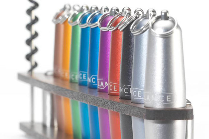 Tire-bouchon aluminium Lance coloris orange fabriqué en France
