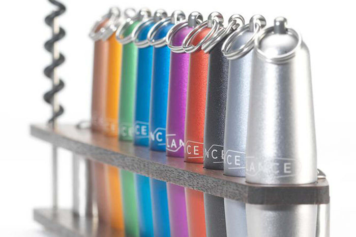 Tire-bouchon aluminium Lance coloris rouge fabriqué en France