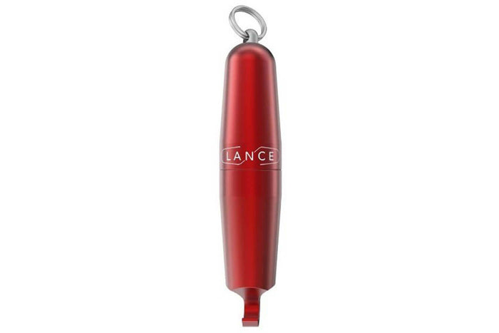 Tire-bouchon aluminium Lance coloris rouge fabriqué en France