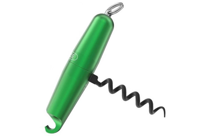 Tire-bouchon aluminium Lance coloris vert fabriqué en France