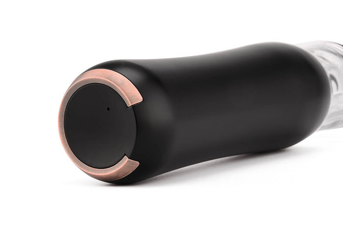 Tire-bouchon automatique rechargeable Cheer Moda Pure - Noir & Bronze