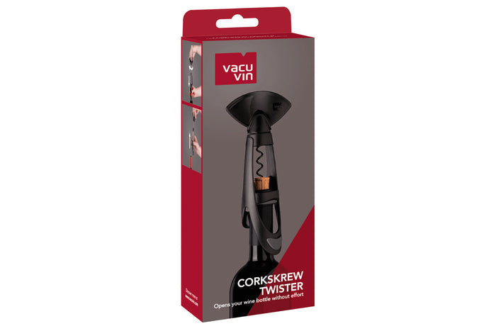 Tire-bouchon de table Vacu Vin Twister noir