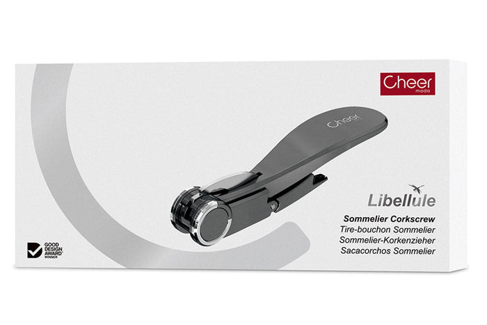 Tire-bouchon sommelier Libellule Cheer Moda - Acier