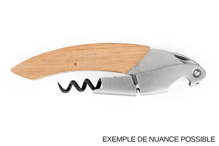 Tire-bouchon sommelier Ligne W Origine manche en chêne finition bois