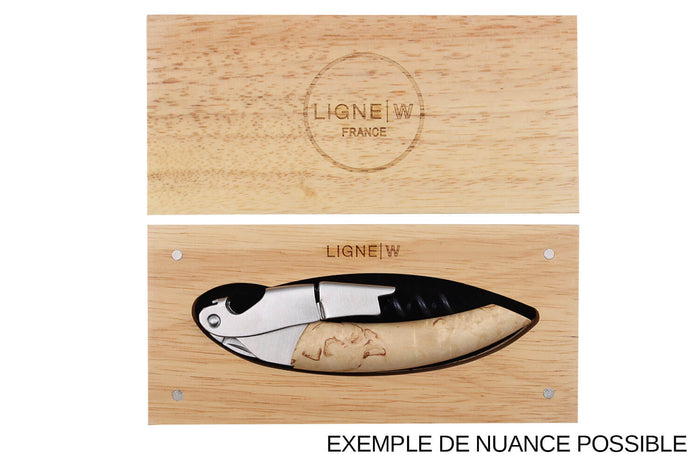 Tire-bouchon sommelier Ligne W Signature manche en bouleau