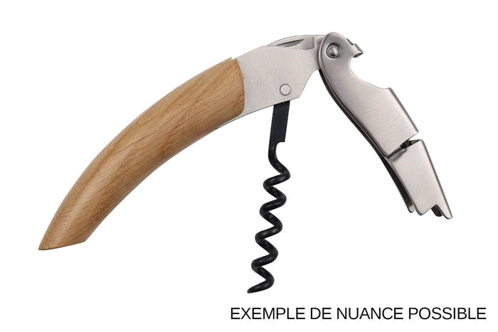 Tire-bouchon sommelier Ligne W Signature manche en chêne