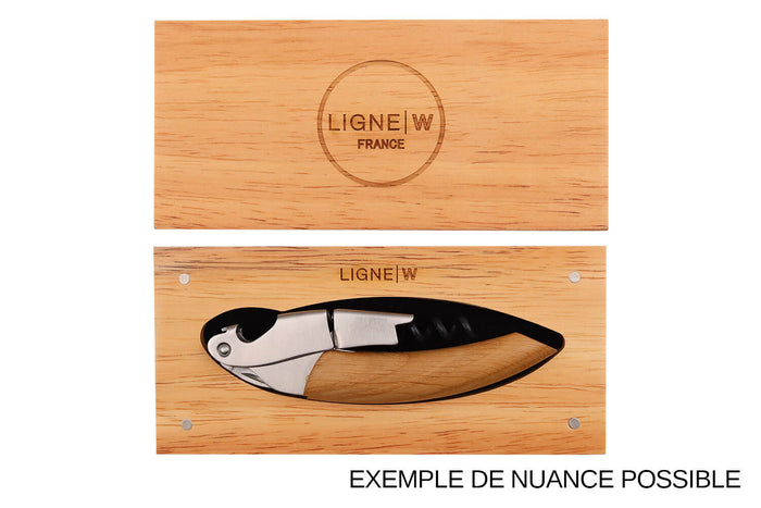 Tire-bouchon sommelier Ligne W Signature manche en chêne