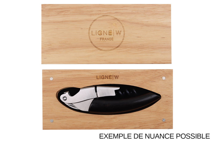 Tire-bouchon sommelier Ligne W Signature manche en ébène