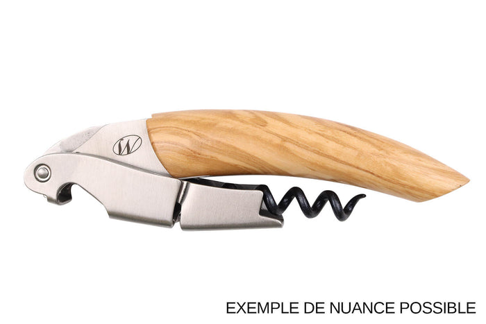 Tire-bouchon sommelier Ligne W Signature manche en olivier