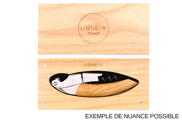 Tire-bouchon sommelier Ligne W Signature manche en olivier