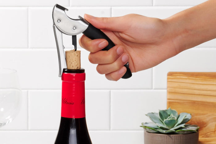 Tire bouchon sommelier Oxo en acier inoxydable
