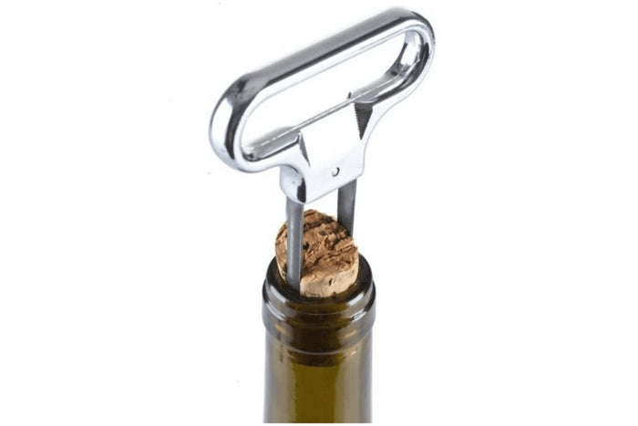 Tire-bouchon Vacu Vin à double lame - Idéal bouchons abîmés