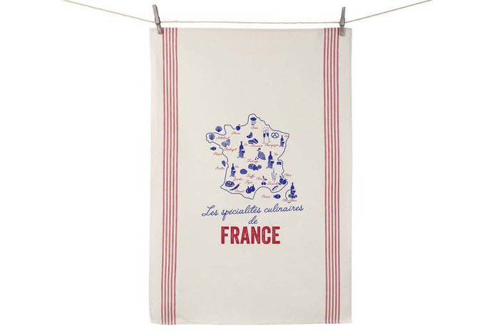Torchon de cuisine Tissage de l'Ouest Léon fabriqué en France - Spécialités culinaires