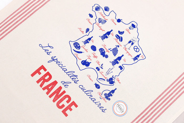Torchon de cuisine Tissage de l'Ouest Léon fabriqué en France - Spécialités culinaires