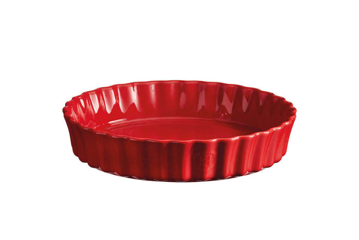 Tourtière haute cannelée Emile Henry 24cm en céramique - Grand Cru